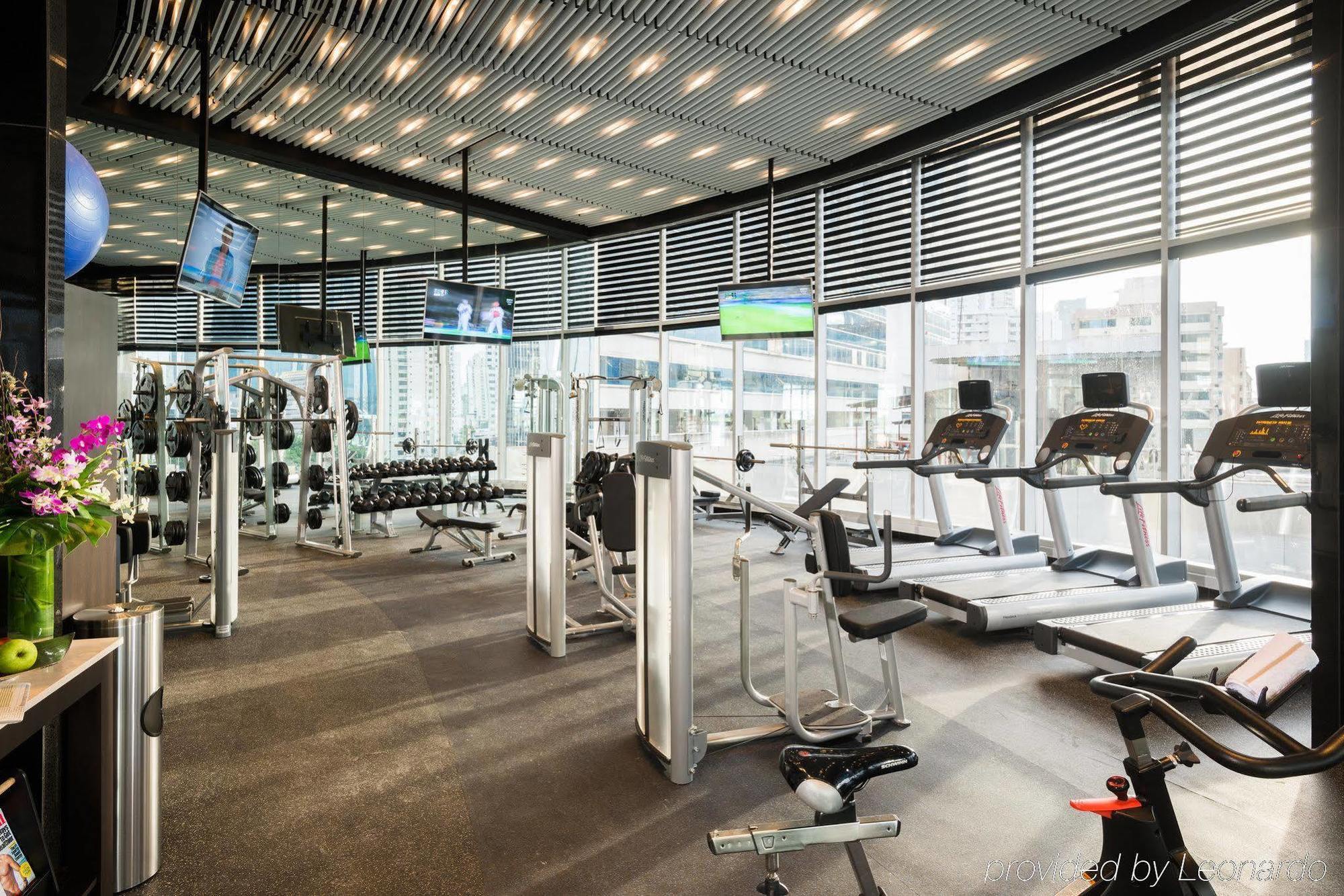 Hotel Las Americas Golden Tower Panamá Buitenkant foto 3D rendering of a gym