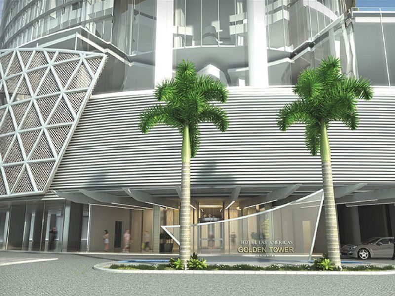 Hotel Las Americas Golden Tower Panamá Buitenkant foto The main entrance of the hotel
