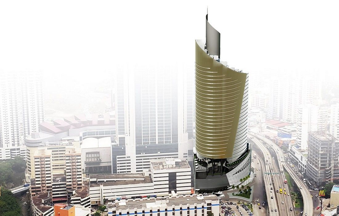Hotel Las Americas Golden Tower Panamá Buitenkant foto The proposed tower