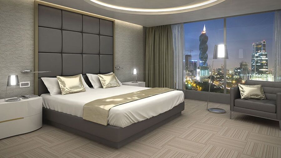 Hotel Las Americas Golden Tower Panamá Buitenkant foto A bedroom