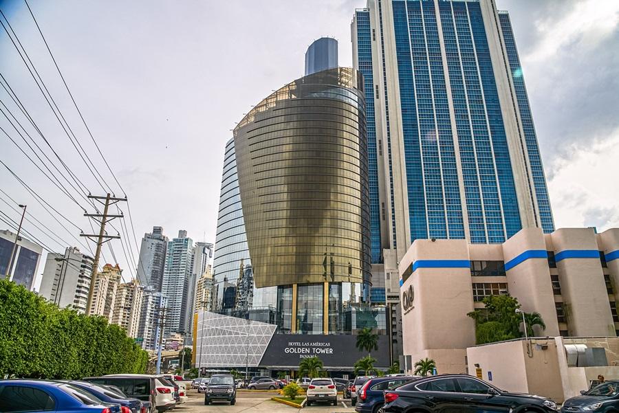 Hotel Las Americas Golden Tower Panamá Buitenkant foto The Golden Tower